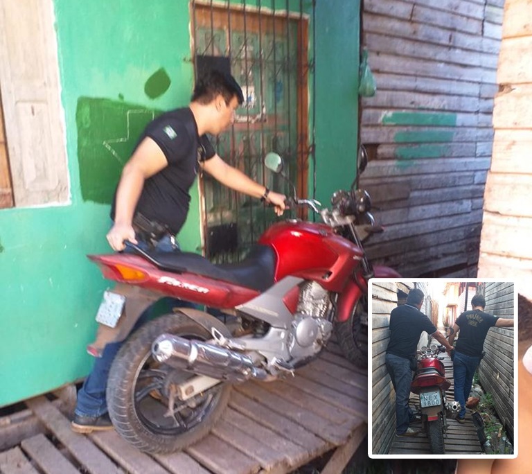 POLÍCIA CIVIL RECUPERA MOTOCICLETA FURTADA EM MACAPÁ